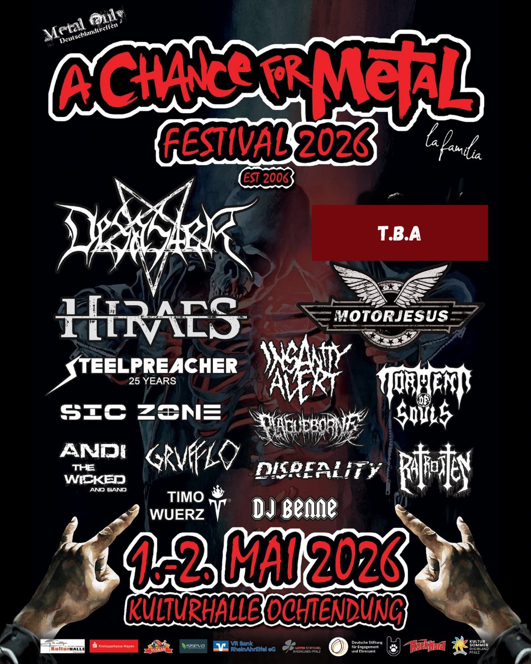 Cobra Spell abgesagt A Chance For Metal 2026